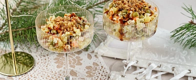 Тот самый оливье с яблочком из к/ф «Служебный роман»